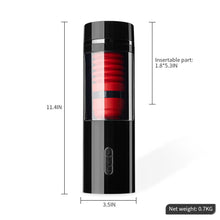 Load image into Gallery viewer, Vibrating Masturbator Designed For Big Cocks —— Red Rose
