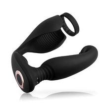 Load image into Gallery viewer, S-HANDE Versatile Vibrating Remote Control Cock Ring Butt Plug Prostate Massager
