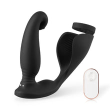 Load image into Gallery viewer, S-HANDE Versatile Vibrating Remote Control Cock Ring Butt Plug Prostate Massager
