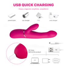 Load image into Gallery viewer, Elda - G Spot Vibrator &amp; Rubbing Clit Stimulator
