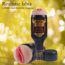 Load image into Gallery viewer, Male Masturbator Erotic Toy Portable Beer Bottle

