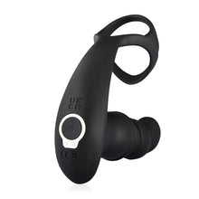 Load image into Gallery viewer, 2 in 1 3 Thrusting 7 Vibrations Anal Massager with Cock Ring
