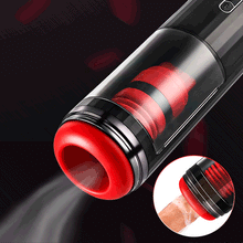 Load image into Gallery viewer, Vibrating Masturbator Designed For Big Cocks —— Red Rose
