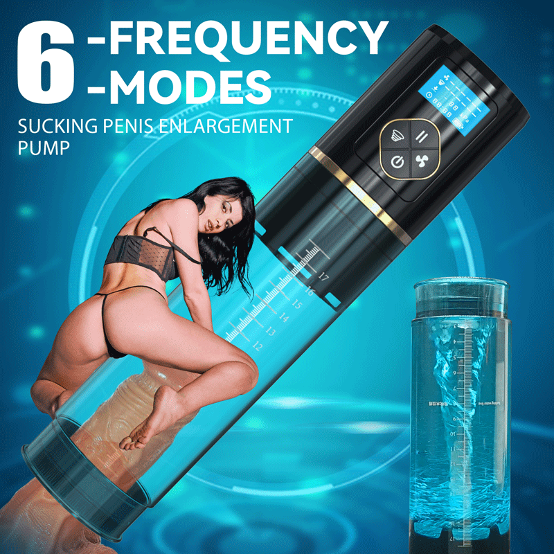 6-Frequency Water Spa 6-Mode Sucking Penis Enlargement Pump