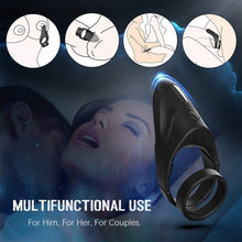 Load image into Gallery viewer, 10 Kinds Of Vibrating Penis Ring —— Double Ring
