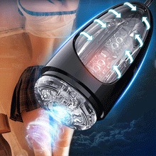 Load image into Gallery viewer, Remote control automatic 3 suck 10 vibration masturbator
